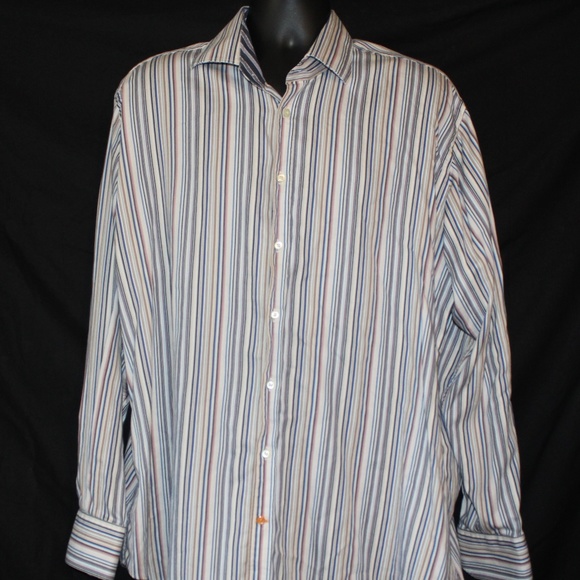 Thomas Dean Other - Thomas Dean XXL Muilt color Stripped Shirt